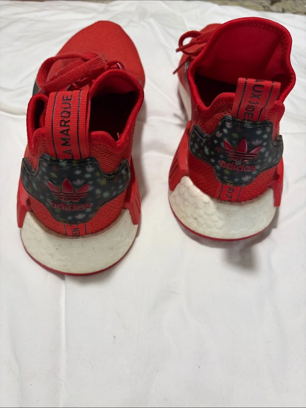 adidas Red Kids Sneakers with Lace-Up Closure